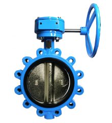 Ductile Iron Butterfly Valve, Fully Lugged, Gear Operated PN16