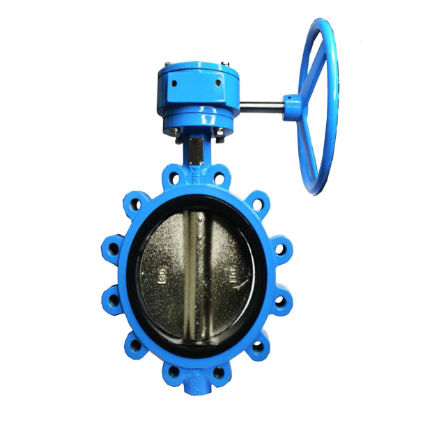 Ductile Iron Fully Lugged Butterfly Valve Gear Operated PN 25